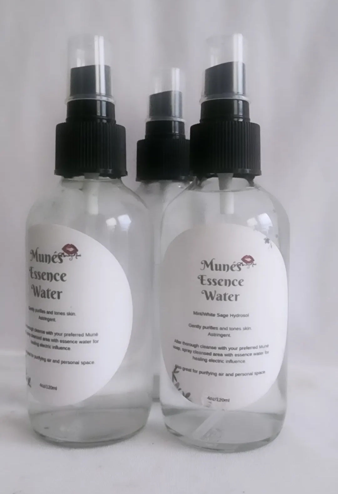 Munés Essence Water (Hydrosol) Mint/White Sage